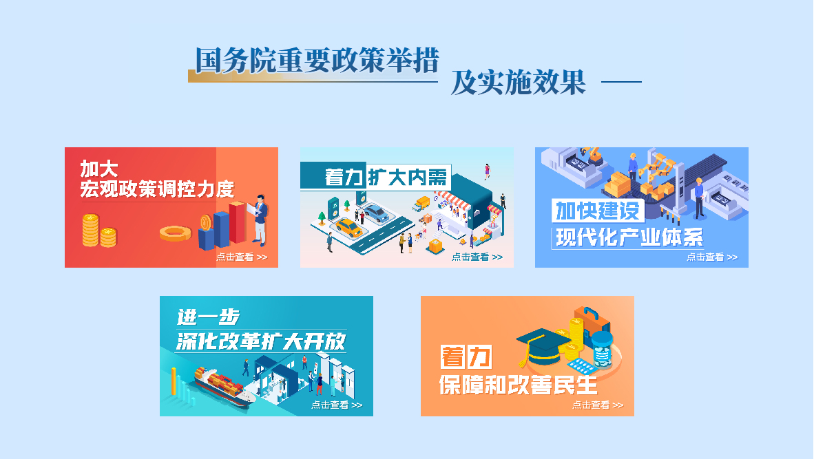 重要政策舉措及實施效果